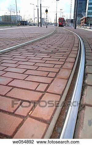 Tram rail, Veemkade, Ijhaven, Amsterdam, Holland, Netherlands View Large Photo Image Stock Image - Tram rail, Veemkade, Ijhaven, Amsterdam, Holland, Netherlands. Fotosearch