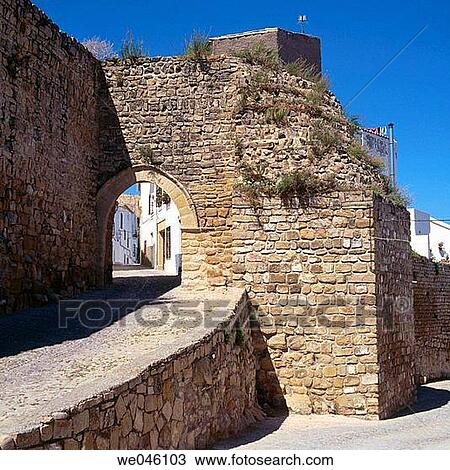 Wall gate (14th century), Sabiote. Ja? n province, Andalusia, Spain View Large Photo Image Stock Image - Wall gate (14th century), Sabiote. Ja? n province, Andalusia, Spain. Fotosearch