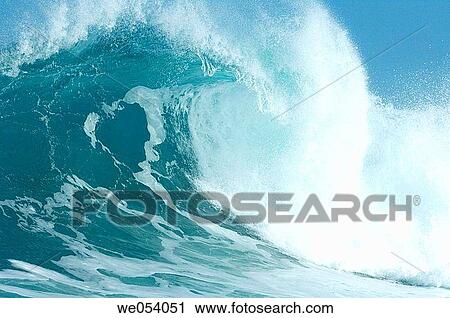 Wave at the North Shore. Oahu, Hawaii, USA. View Large Photo Image Stock Image - Wave at the North Shore. Oahu, Hawaii, USA.. Fotosearch
