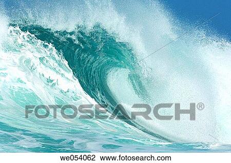Wave at the North Shore. Oahu, Hawaii, USA. View Large Photo Image Stock Image - Wave at the North Shore. Oahu, Hawaii, USA.. Fotosearch