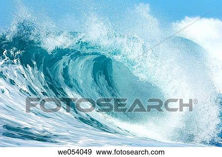 Wave at the North Shore. Oahu, Hawaii, USA. View Large Photo Image Stock Photo - Wave at the North Shore. Oahu, Hawaii, USA.. Fotosearch