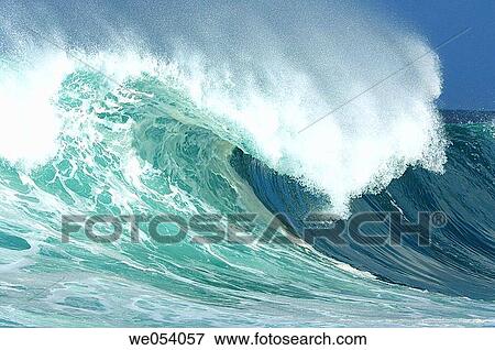 Wave at the North Shore. Oahu, Hawaii, USA. View Large Photo Image Stock Photo - Wave at the North Shore. Oahu, Hawaii, USA.. Fotosearch