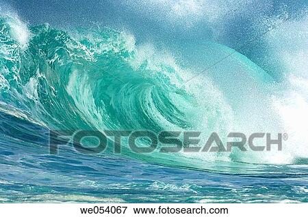 Wave at the North Shore. Oahu, Hawaii, USA. View Large Photo Image Stock Photo - Wave at the North Shore. Oahu, Hawaii, USA.. Fotosearch