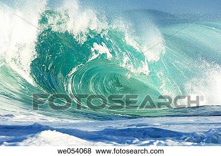 Wave at the North Shore. Oahu, Hawaii, USA. View Large Photo Image Stock Photo - Wave at the North Shore. Oahu, Hawaii, USA.. Fotosearch