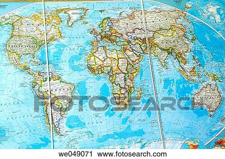 World Map View Large Photo Image Stock Image - World Map. Fotosearch