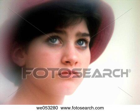 Young Girl wearing Pink Hat View Large Photo Image Stock Image - Young Girl wearing Pink Hat. Fotosearch