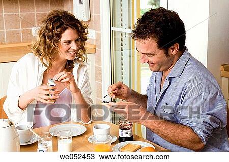 30's, breakfast, at-home, 20's View Large Photo Image Stock Image - 30's, breakfast, at-home, 20's. Fotosearch