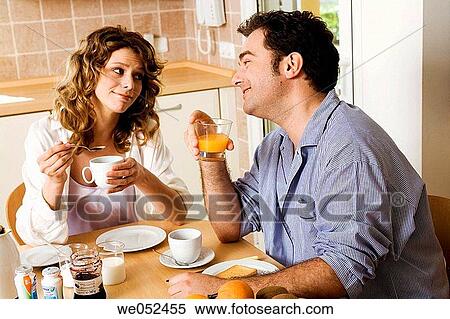 30's, breakfast, at-home, 20's View Large Photo Image Stock Photography - 30's, breakfast, at-home, 20's. Fotosearch