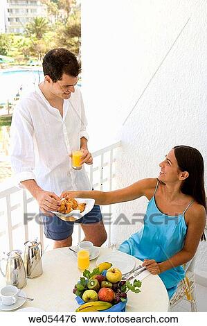 30's, breakfast, balcony, 20's View Large Photo Image Stock Photograph - 30's, breakfast, balcony, 20's. Fotosearch