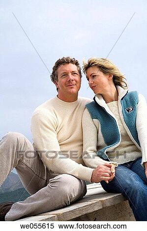 Stock Photography - absorbed, bond, autumn, affection, 30's. Fotosearch