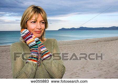 accessory, beach, autumn, absorbed View Large Photo Image Stock Image - accessory, beach, autumn, absorbed. Fotosearch