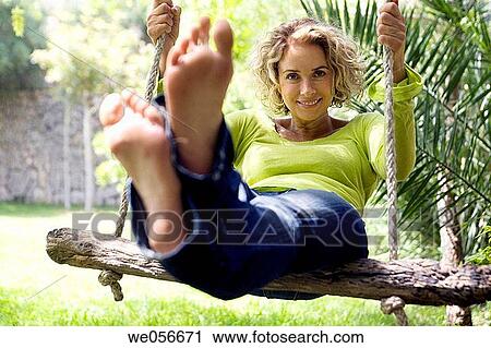 activity, barefoot, baby boomer, action View Large Photo Image Stock Image - activity, barefoot, baby boomer, action. Fotosearch