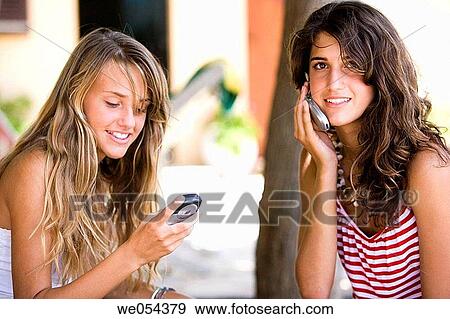 adolescence, calling, amusement, addiction View Large Photo Image Stock Photo - adolescence, calling, amusement, addiction. Fotosearch