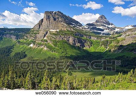 Aerial view of Glacier National Park. Montana, USA View Large Photo Image Stock Image - Aerial view of Glacier National Park. Montana, USA. Fotosearch