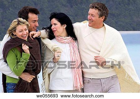 affection, autumn, amusement, 30's View Large Photo Image Stock Image - affection, autumn, amusement, 30's. Fotosearch
