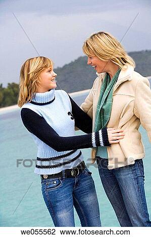 affection, beach, autumn, amusement, 30's View Large Photo Image Stock Image - affection, beach, autumn, amusement, 30's. Fotosearch
