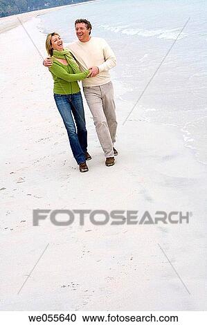 affection, beach, autumn, amusement, 30's View Large Photo Image Stock Image - affection, beach, autumn, amusement, 30's. Fotosearch