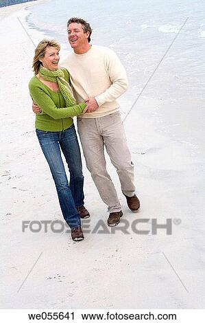 affection, beach, autumn, amusement, 30's View Large Photo Image Stock Image - affection, beach, autumn, amusement, 30's. Fotosearch