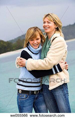 affection, beach, autumn, amusement, 30's View Large Photo Image Stock Photograph - affection, beach, autumn, amusement, 30's. Fotosearch