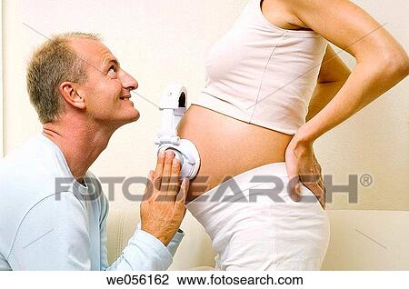affection, bond, belly, at-home, 30's View Large Photo Image Stock Image - affection, bond, belly, at-home, 30's. Fotosearch
