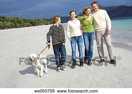 animal, boy, beach, 30's View Large Photo Image Stock Photo - animal, boy, beach, 30's. Fotosearch