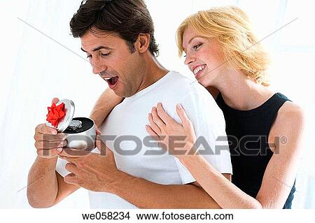 Picture - at-home, bonding, bond, affection. Fotosearch