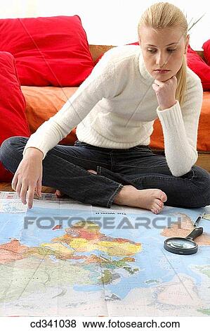 at-home, bored, blond, barefoot, absorbed View Large Photo Image Stock Photo - at-home, bored, blond, barefoot, absorbed. Fotosearch