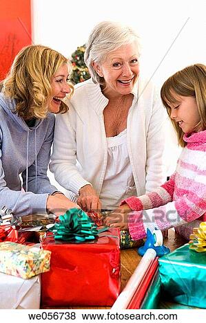 at-home, celebrate, 3 generations View Large Photo Image Stock Photo - at-home, celebrate, 3 generations. Fotosearch