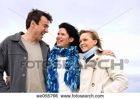 autumn, bonding, bond, beach, 30's View Large Photo Image Stock Photograph - autumn, bonding, bond, beach, 30's. Fotosearch