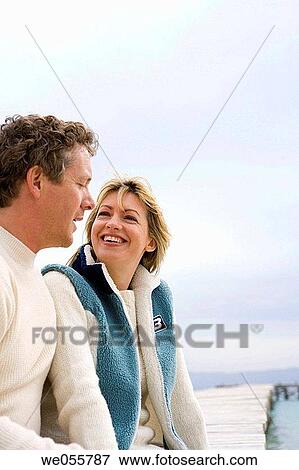 autumn, calm, bonding, bond, 30's View Large Photo Image Stock Photo - autumn, calm, bonding, bond, 30's. Fotosearch