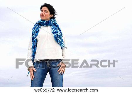 Stock Image - autumn, cloudy, 30's. Fotosearch