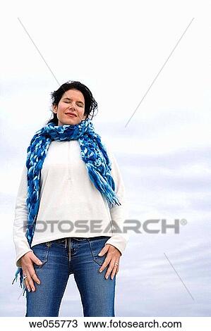 Stock Image - autumn, cloudy, 30's. Fotosearch