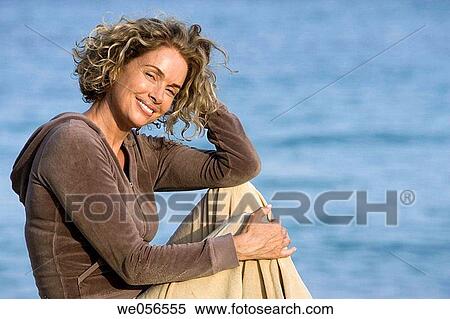 Stock Photography - baby boomer, beach, break, break-time. Fotosearch