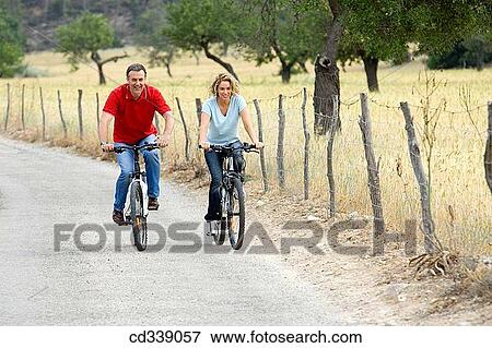baby boomer, bicycle, bond, bonding View Large Photo Image Stock Photo - baby boomer, bicycle, bond, bonding. Fotosearch