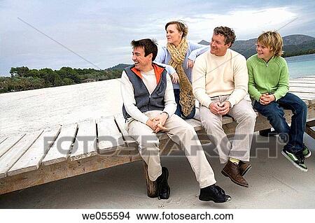 baby boomer, boy, beach, autumn View Large Photo Image Picture - baby boomer, boy, beach, autumn. Fotosearch