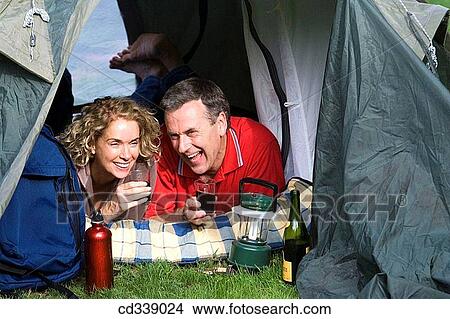 baby boomer, camping, camp, amusement View Large Photo Image Picture - baby boomer, camping, camp, amusement. Fotosearch