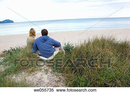 back view, beach, calm View Large Photo Image Stock Photography - back view, beach, calm. Fotosearch
