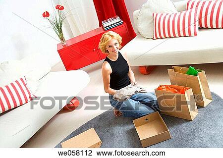 Stock Image - bag, at-home. Fotosearch