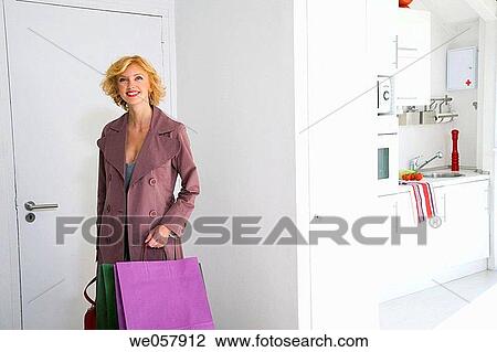 Stock Image - bag, carrying, carry, at-home. Fotosearch