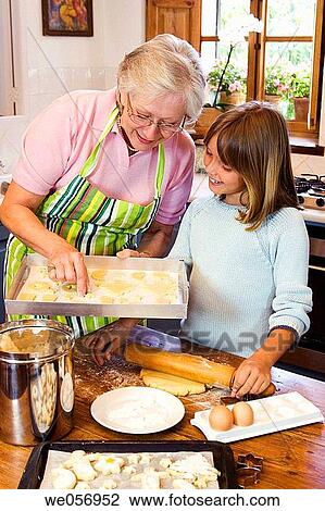 Stock Image - bake, biscuit, baking, at-home. Fotosearch