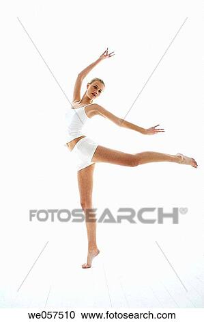 balance, Body language, barefoot, Arms raised View Large Photo Image Stock Image - balance, Body language, barefoot, Arms raised. Fotosearch