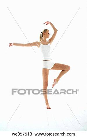 balance, Body language, barefoot, Arms raised View Large Photo Image Stock Image - balance, Body language, barefoot, Arms raised. Fotosearch
