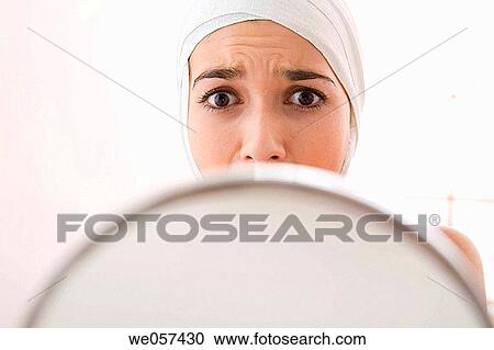 bandage, behind, brunette, Close-up View Large Photo Image Stock Image - bandage, behind, brunette, Close-up. Fotosearch