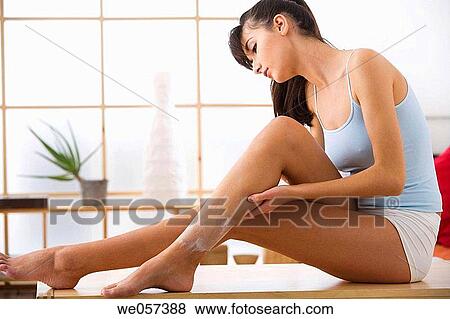 barefoot, Body care, carnality View Large Photo Image Stock Photo - barefoot, Body care, carnality. Fotosearch