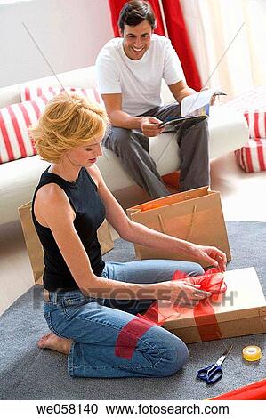 barefoot, bow, at-home View Large Photo Image Stock Image - barefoot, bow, at-home. Fotosearch