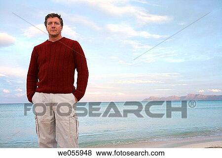 beach, calm, absorbed View Large Photo Image Stock Photo - beach, calm, absorbed. Fotosearch
