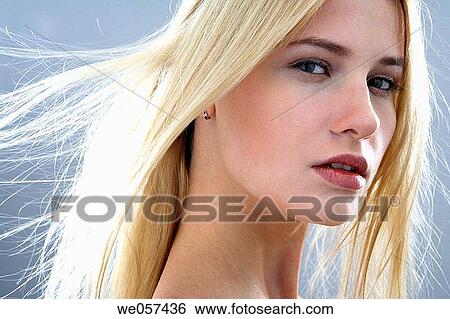 beauty, Beauty Care, blond, blue eyes View Large Photo Image Stock Photograph - beauty, Beauty Care, blond, blue eyes. Fotosearch