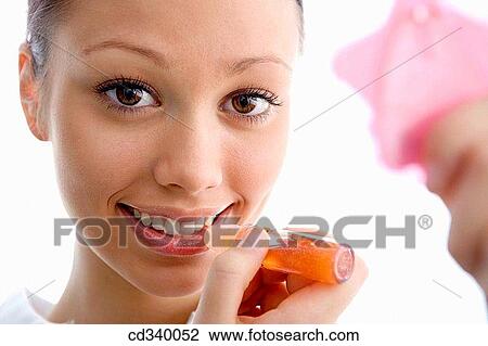 beauty, Beauty Care, brunette, Close-up View Large Photo Image Stock Image - beauty, Beauty Care, brunette, Close-up. Fotosearch