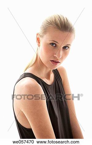 beauty, blond, blue eyes, carnality View Large Photo Image Stock Image - beauty, blond, blue eyes, carnality. Fotosearch