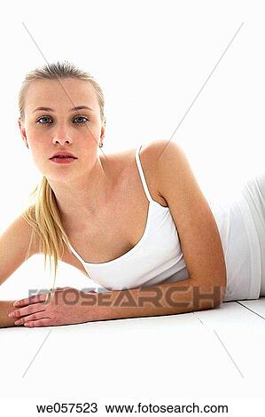 beauty, blond, blue eyes, carnality View Large Photo Image Stock Image - beauty, blond, blue eyes, carnality. Fotosearch